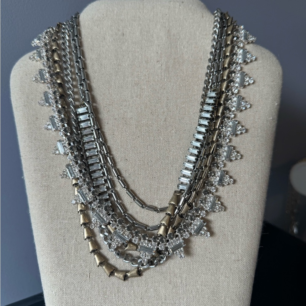 Stella and Dot Sutton mixed metal necklace